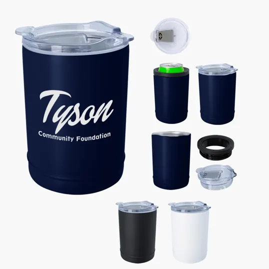 2-In-1 Copper Insulated Beverage Holder and Tumbler — view 4