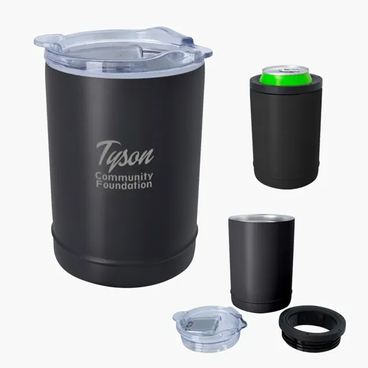 2-In-1 Copper Insulated Beverage Holder and Tumbler