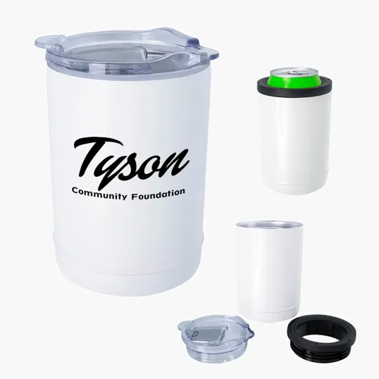 2-In-1 Copper Insulated Beverage Holder and Tumbler — view 7