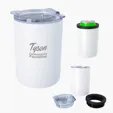 2-In-1 Copper Insulated Beverage Holder and Tumbler — view 3