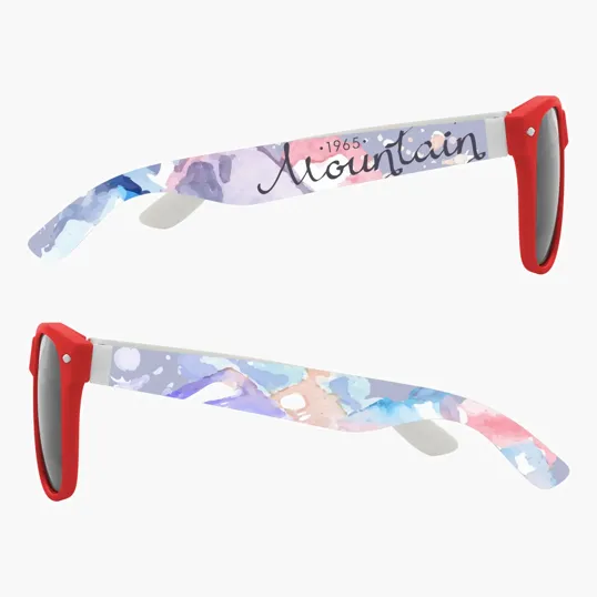 Full Color Colorblock Malibu Sunglasses — view 11