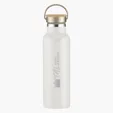 Tipton Recycled Stainless Steel Bottle with Bamboo Lid, 21 oz — view 3
