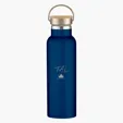 Tipton Recycled Stainless Steel Bottle with Bamboo Lid, 21 oz — view 12