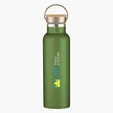 Tipton Recycled Stainless Steel Bottle with Bamboo Lid, 21 oz — view 18