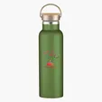 Tipton Recycled Stainless Steel Bottle with Bamboo Lid, 21 oz — view 17