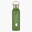Tipton Recycled Stainless Steel Bottle with Bamboo Lid, 21 oz — view 19