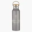 Tipton 21 oz. Stainless Steel Bottle with Bamboo Lid — view 3