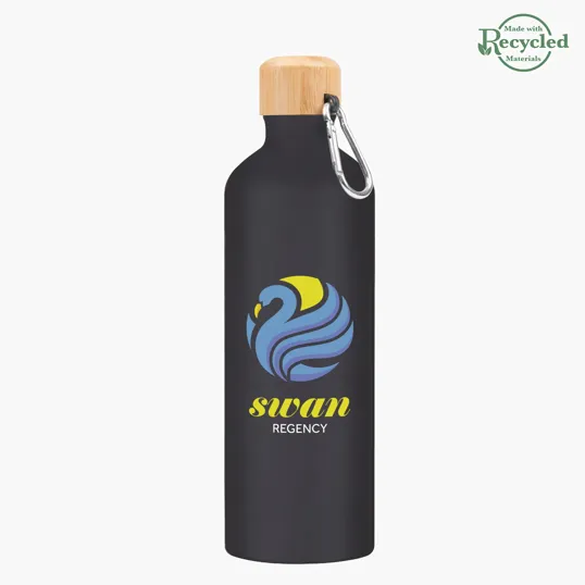 25 oz. Aluminum Tundra Bike Bottle with Bamboo Lid