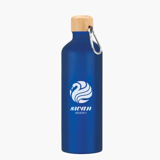 25 oz. Aluminum Tundra Bike Bottle with Bamboo Lid — view 6