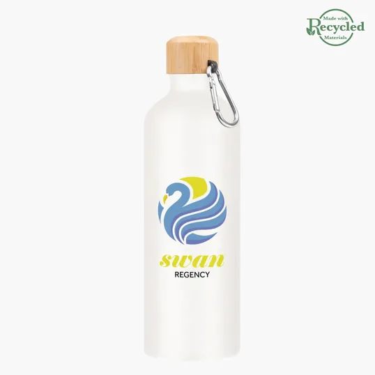 25 oz. Aluminum Tundra Bike Bottle with Bamboo Lid — view 4