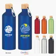 25 oz. Aluminum Tundra Bike Bottle with Bamboo Lid — view 5