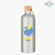 25 oz. Aluminum Tundra Bike Bottle with Bamboo Lid — view 3