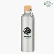 25 oz. Aluminum Tundra Bike Bottle with Bamboo Lid — view 7