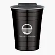 16 oz. Stainless Steel Cup with Spill-Resistant Lid — view 6