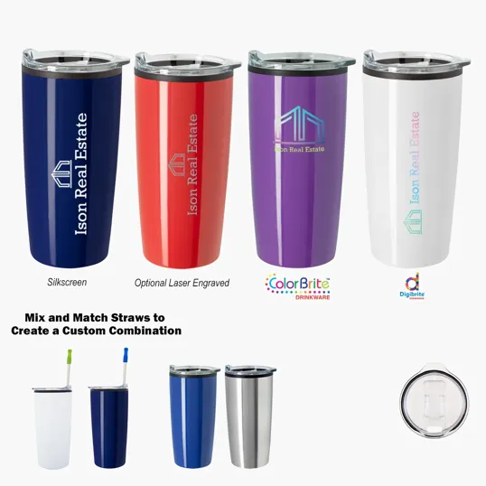 Elate 20 oz. Recycled Stainless Steel Tumbler — view 24