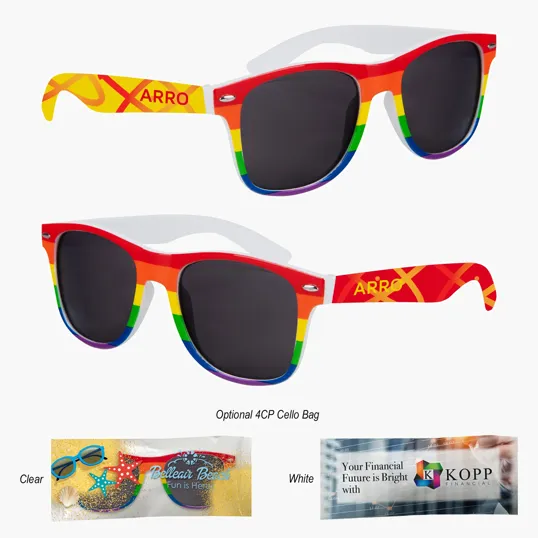 Full Color Prism Malibu Sunglasses
