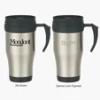 16 Oz. Stainless Steel Slide Action Travel Mug — view 3