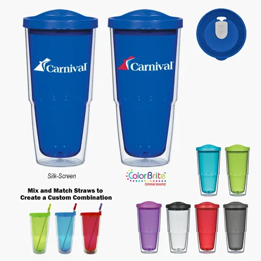 24 oz. Biggie Tumbler with Lid — view 5