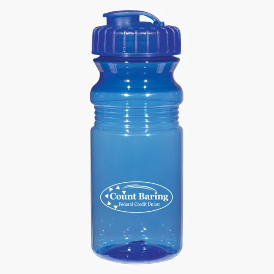 Poly-Clear™ Fitness Bottle with Super Sipper Lid, 20 Oz. — view 7