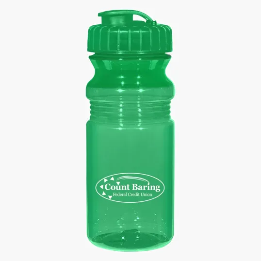 Poly-Clear™ Fitness Bottle with Super Sipper Lid, 20 Oz. — view 9
