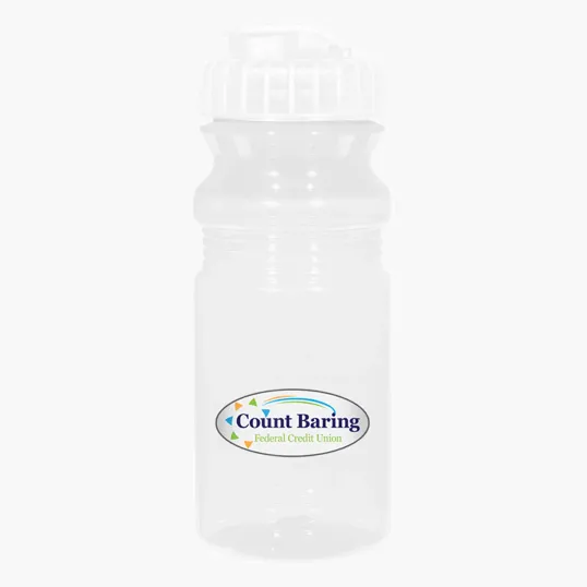 Poly-Clear™ Fitness Bottle with Super Sipper Lid, 20 Oz. — view 5
