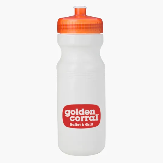 24 Oz. HDPE Water Bottle with Push-Pull Lid — view 6
