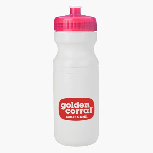 24 Oz. HDPE Water Bottle with Push-Pull Lid — view 8