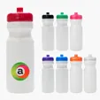 24 Oz. HDPE Water Bottle with Push-Pull Lid