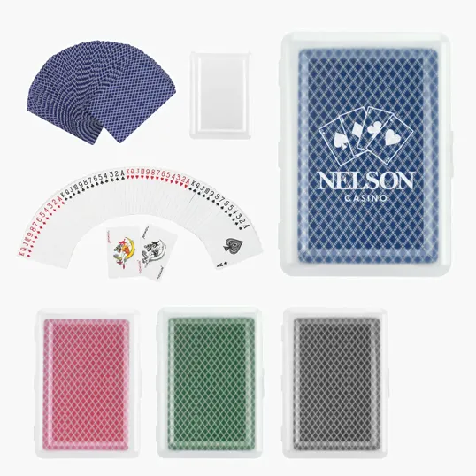 Playing Cards in Reusable Plastic Case