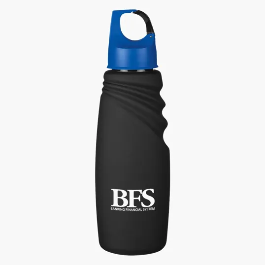 24 oz. Matte Finish Crest Carabiner Sports Bottle — view 2
