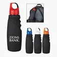 24 oz. Matte Finish Crest Carabiner Sports Bottle