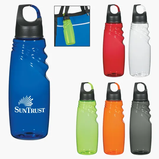 Crest Carabiner Sports Bottle, 24 Oz.