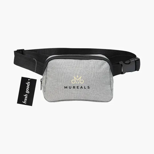 Everett rPET Heathered Belt Bag