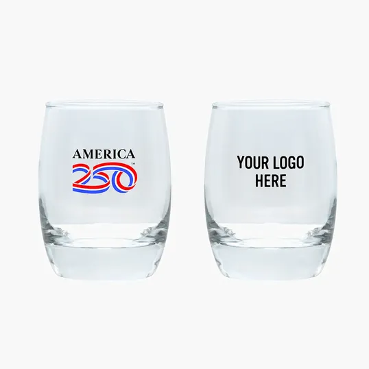 America250™ 6 Oz. Full Color Whiskey Glass