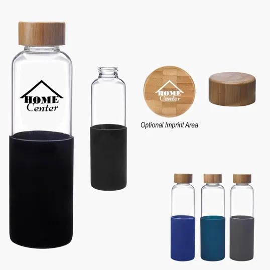 James Glass Bottle, 20 oz
