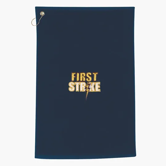 Golf Towel with Metal Grommet and Hook — view 3