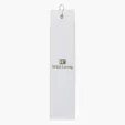 Folded Golf Towel with Metal Grommet and Hook — view 4