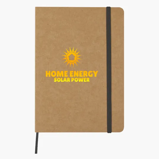 Eco-Inspired Strap Notebook, 5" x 7"