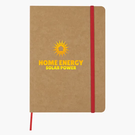 Eco-Inspired Strap Notebook, 5" x 7" — view 3