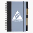 Eco-Inspired Spiral Notebook & Pen — view 3