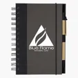 Eco-Inspired Spiral Notebook & Pen — view 4