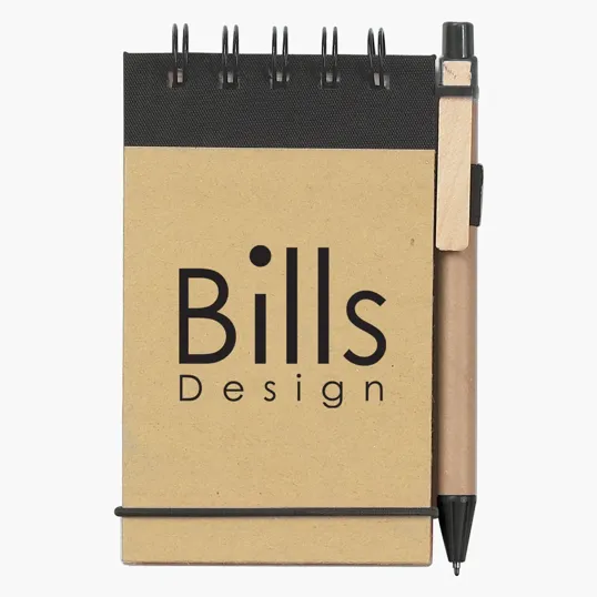 Eco-Inspired Spiral Jotter & Pen — view 2