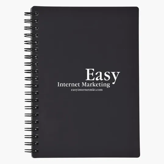Rubbery Spiral Notebook, 70 Pages