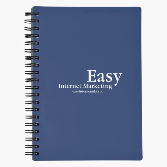 Rubbery Spiral Notebook, 70 Pages — view 2