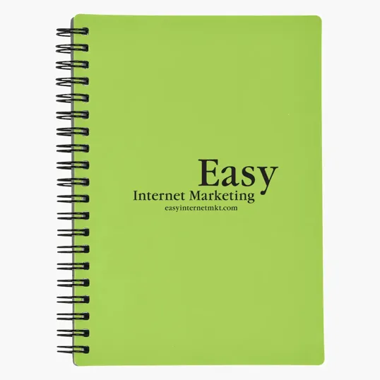 Rubbery Spiral Notebook, 70 Pages — view 3