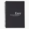 Rubbery Spiral Notebook, 70 Pages