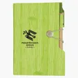 Woodgrain Look Notebook with Sticky Notes and Flags — view 4