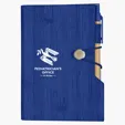 Woodgrain Look Notebook with Sticky Notes and Flags — view 5