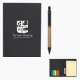 Meeting Mate Notebook with Pen and Sticky Flags