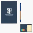 Meeting Mate Notebook with Pen and Sticky Flags — view 2
